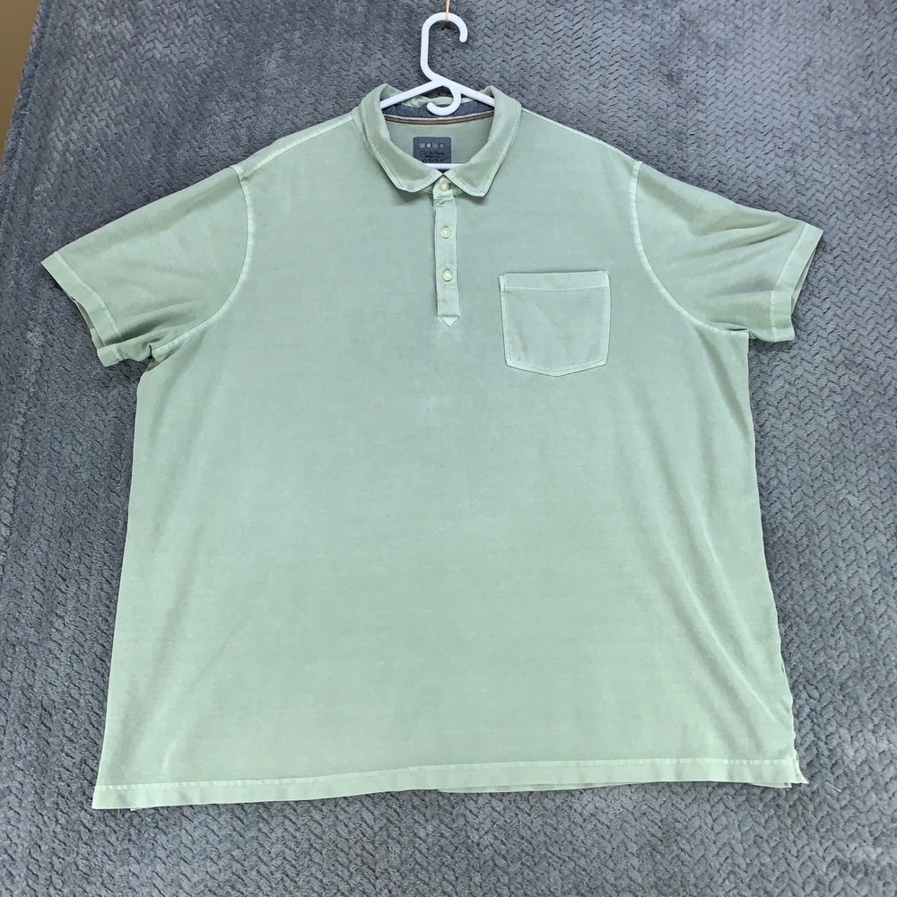 Jos. A. Bank Polo Shirt 1905 Mens 3X Big Green Traditional Fit Pique Stretch